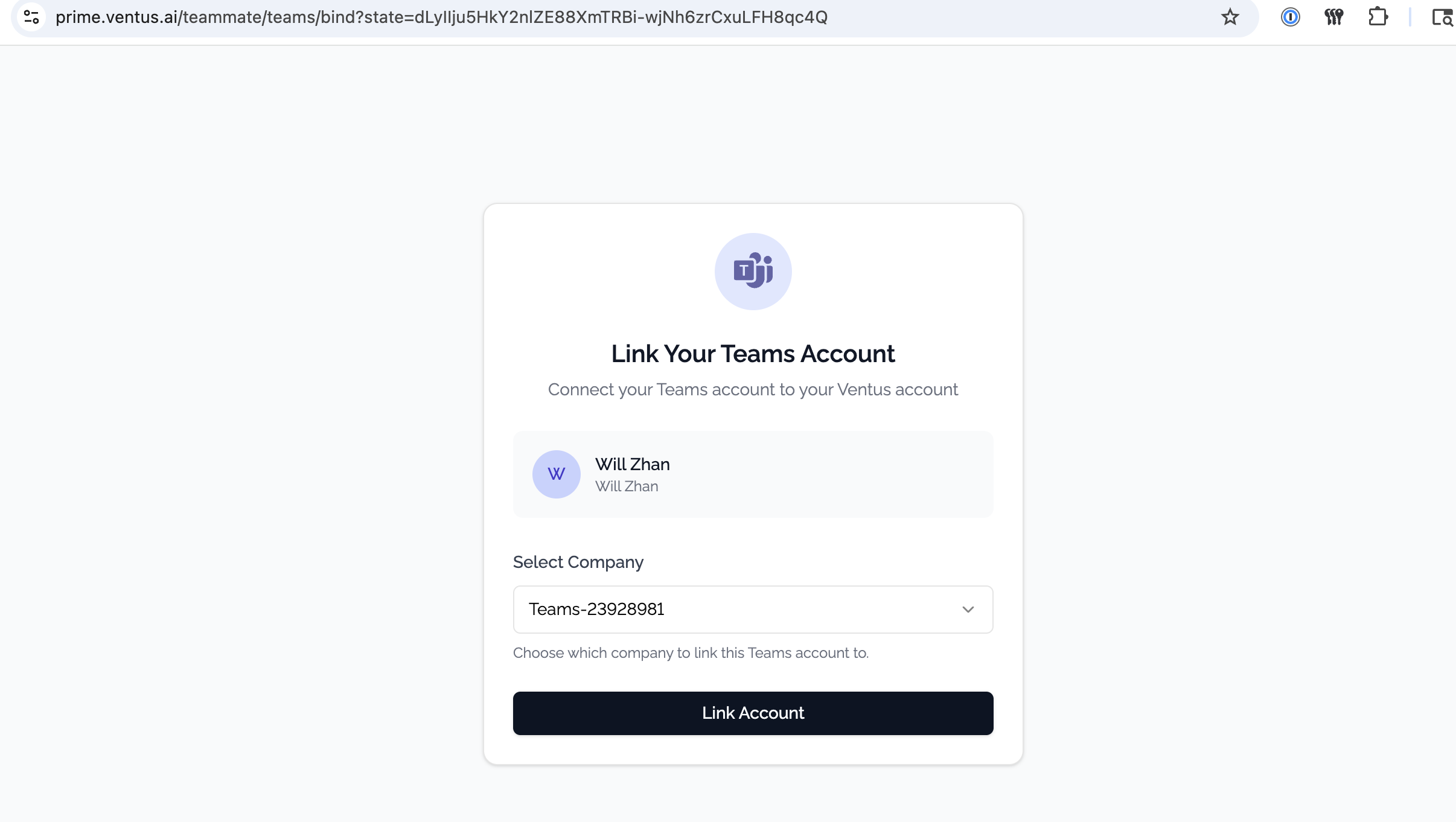 Link your account