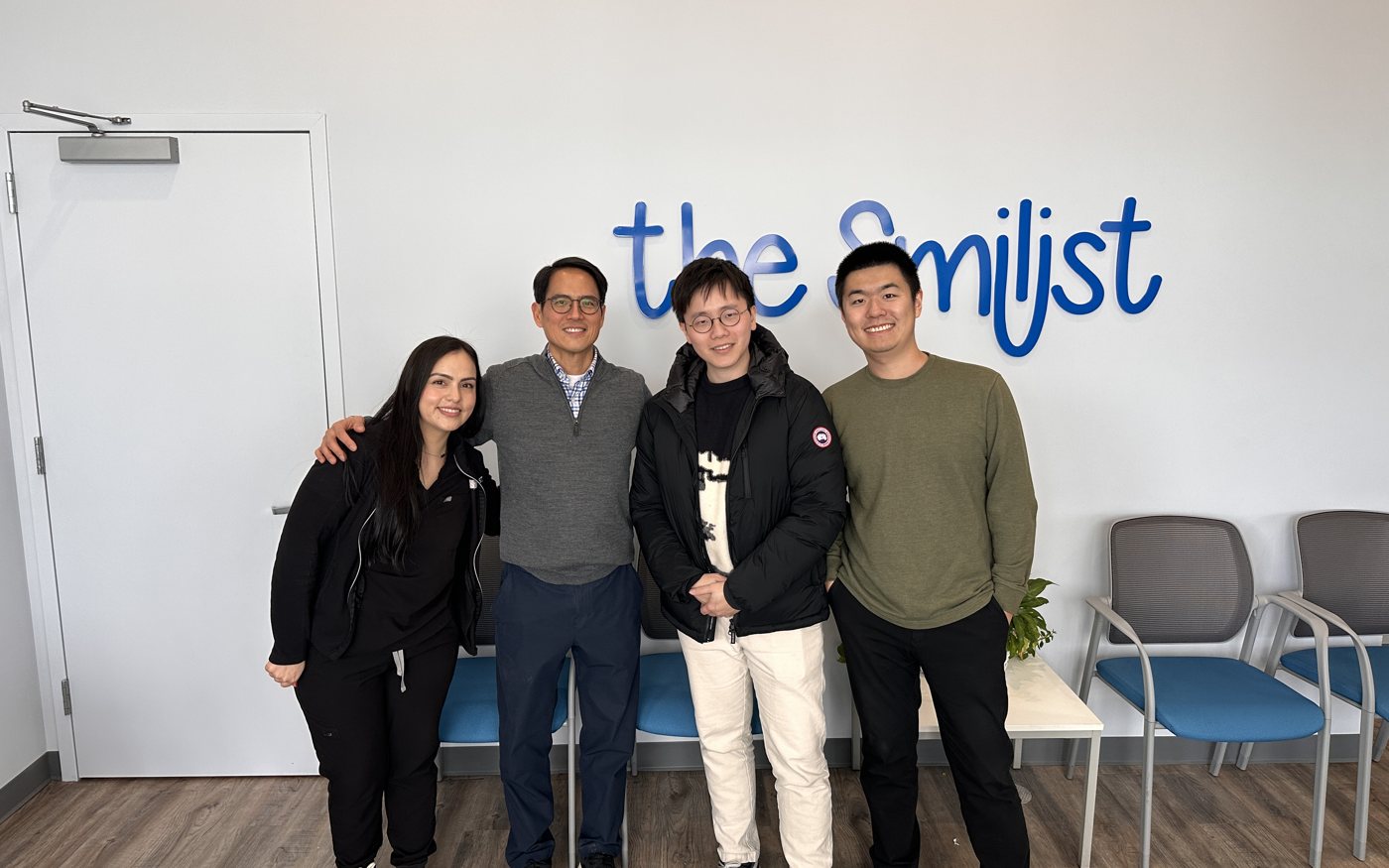 The Ventus team with Philip Toh at a Smilist office